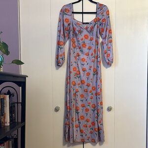 Cool Poppy Print Women's Dress